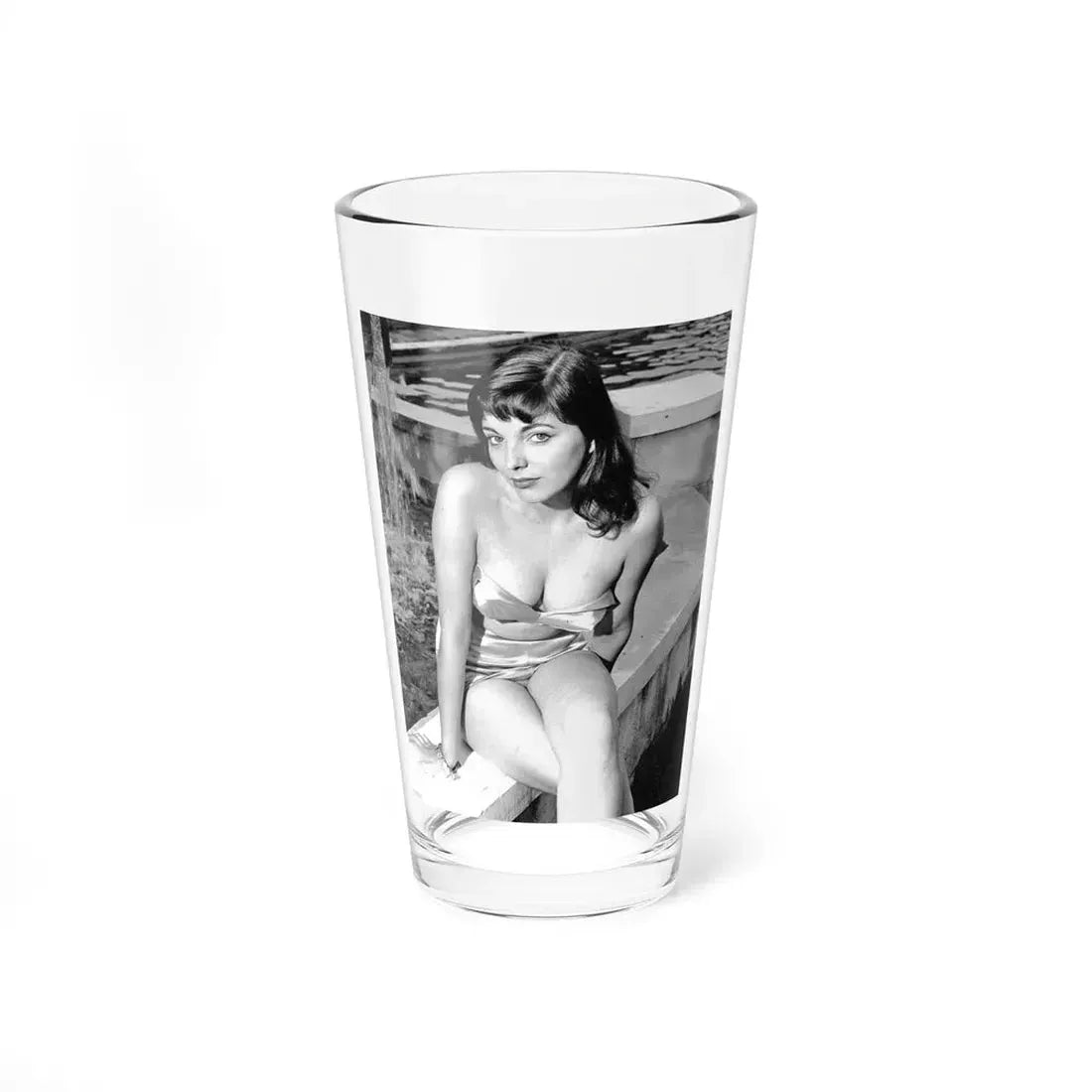 Joan Collins #420 (Vintage Female Icon) Pint Glass 16oz 16oz - Go Mug Yourself
