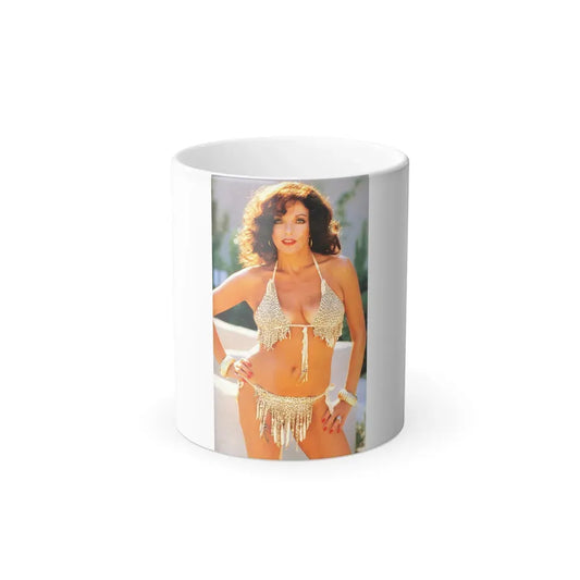 Joan Collins #422 (Vintage Female Icon) Color Changing Coffee Mug 11oz - Go Mug Yourself