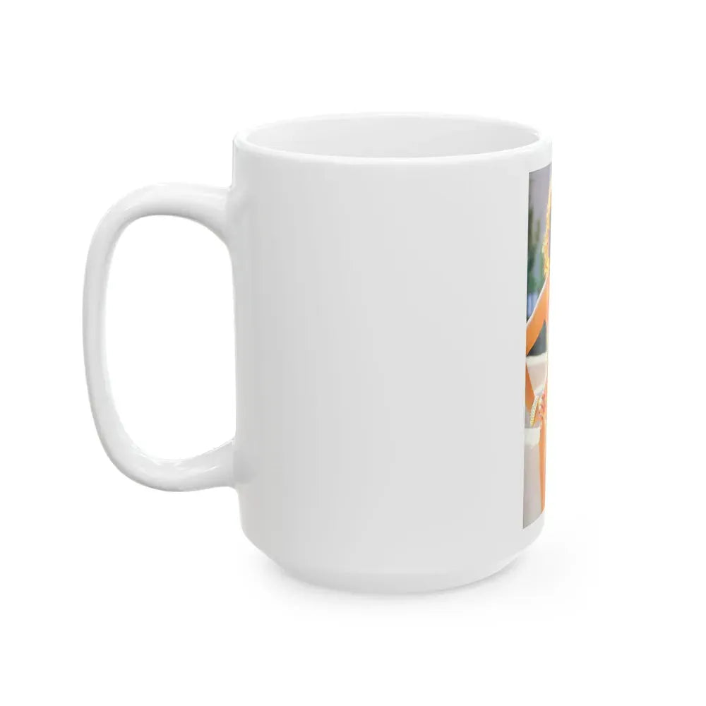 Joan Collins #422 (Vintage Female Icon) White Coffee Mug - Go Mug Yourself