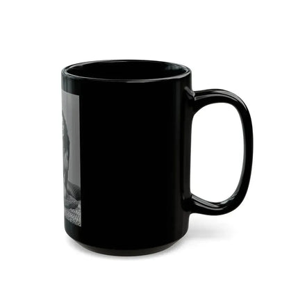 Joan Collins #424 (Vintage Female Icon) Black Coffee Mug - Go Mug Yourself