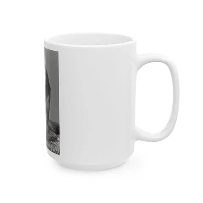Joan Collins #424 (Vintage Female Icon) White Coffee Mug - Go Mug Yourself
