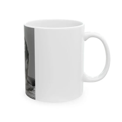 Joan Collins #424 (Vintage Female Icon) White Coffee Mug - Go Mug Yourself