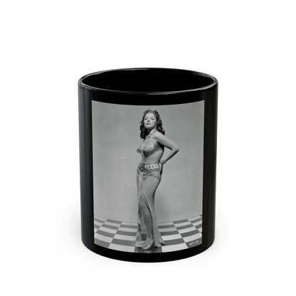 Joan Collins #427 (Vintage Female Icon) Black Coffee Mug 11oz - Go Mug Yourself