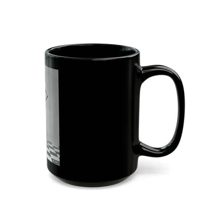 Joan Collins #427 (Vintage Female Icon) Black Coffee Mug - Go Mug Yourself