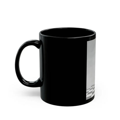 Joan Collins #427 (Vintage Female Icon) Black Coffee Mug - Go Mug Yourself