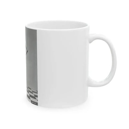 Joan Collins #427 (Vintage Female Icon) White Coffee Mug - Go Mug Yourself