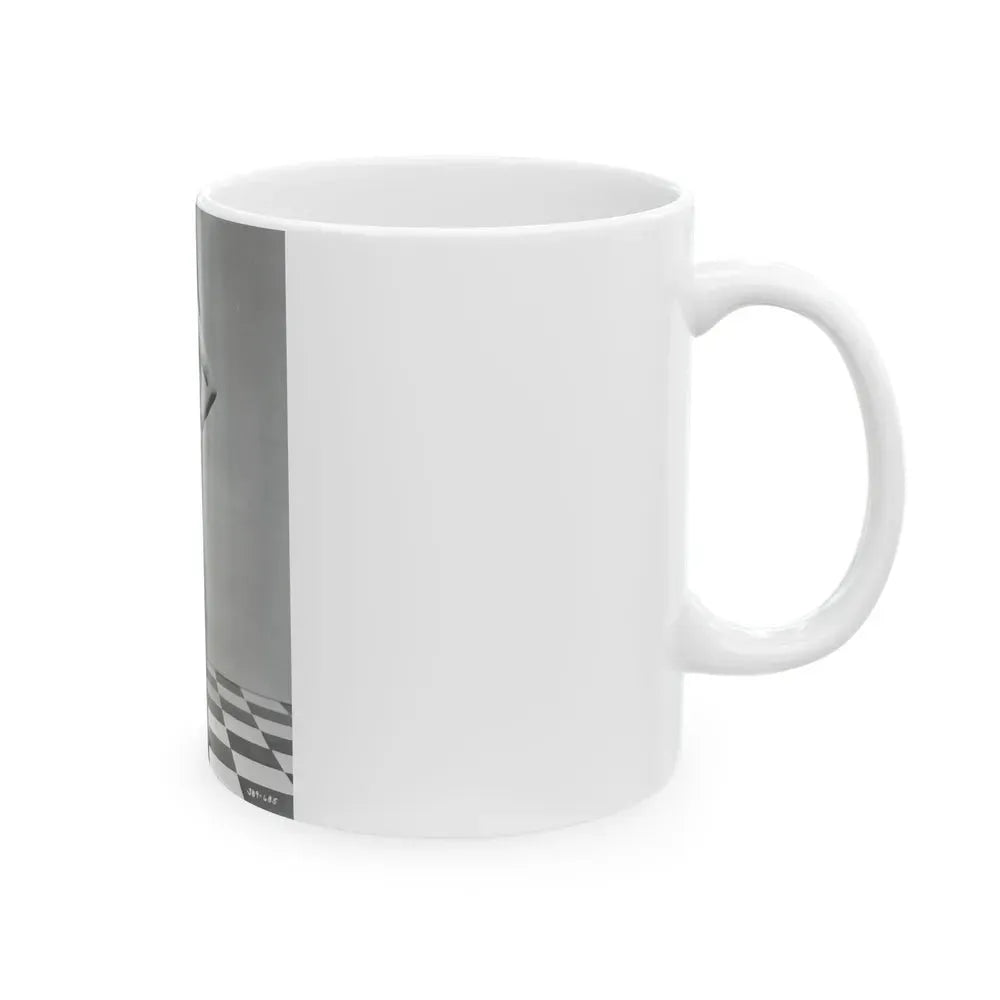 Joan Collins #427 (Vintage Female Icon) White Coffee Mug - Go Mug Yourself