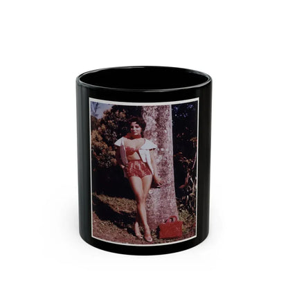 Joan Collins #428 (Vintage Female Icon) Black Coffee Mug 11oz - Go Mug Yourself