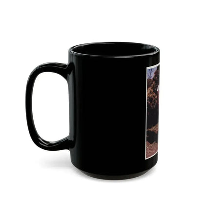 Joan Collins #428 (Vintage Female Icon) Black Coffee Mug - Go Mug Yourself