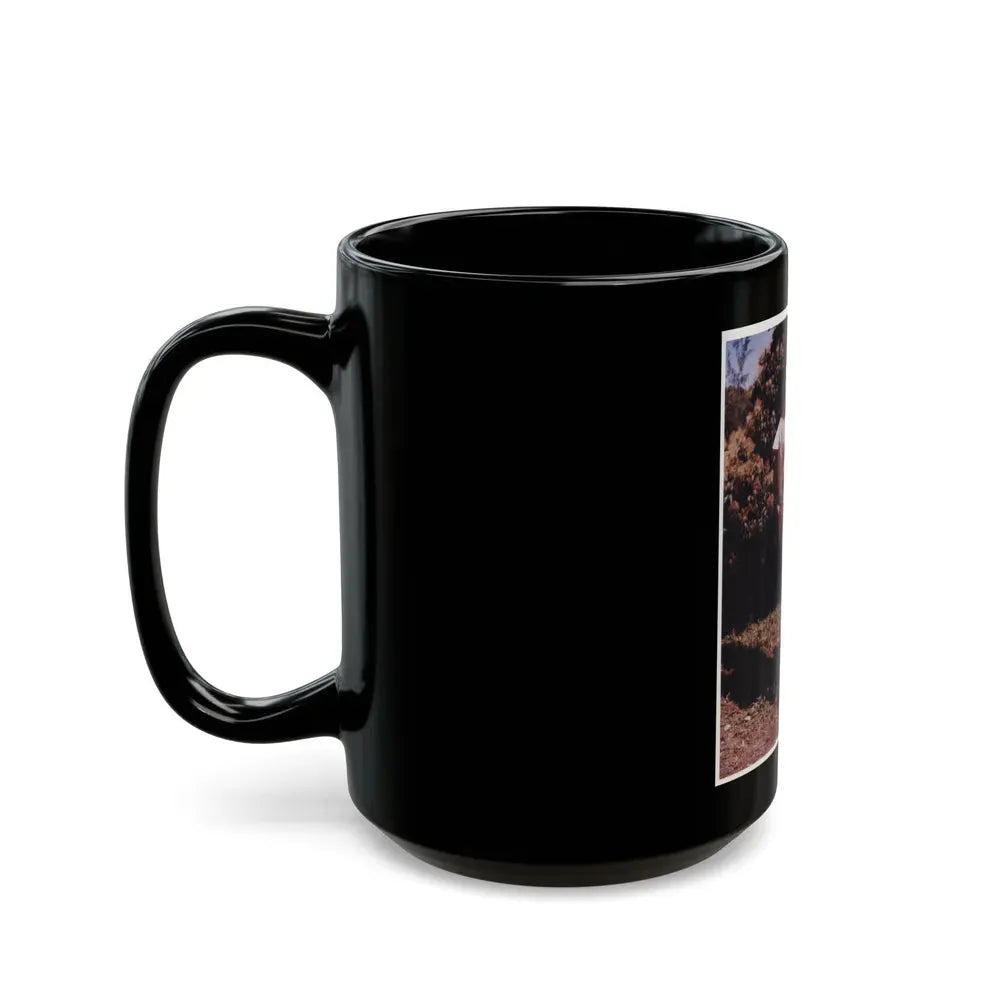 Joan Collins #428 (Vintage Female Icon) Black Coffee Mug - Go Mug Yourself