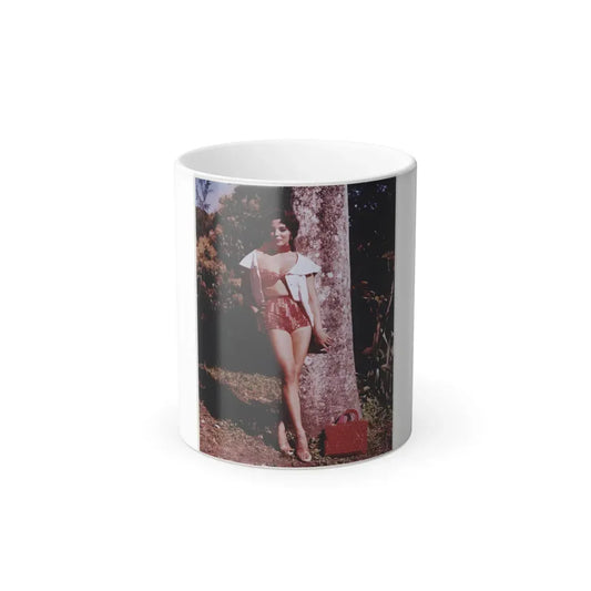 Joan Collins #428 (Vintage Female Icon) Color Changing Coffee Mug 11oz - Go Mug Yourself