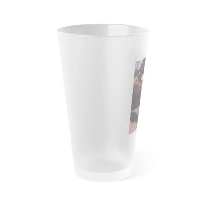 Joan Collins #428 (Vintage Female Icon) Frosted Pint Glass 16oz - Go Mug Yourself