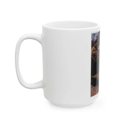 Joan Collins #428 (Vintage Female Icon) White Coffee Mug - Go Mug Yourself