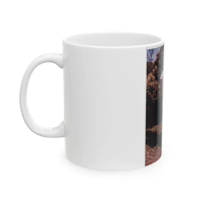 Joan Collins #428 (Vintage Female Icon) White Coffee Mug - Go Mug Yourself