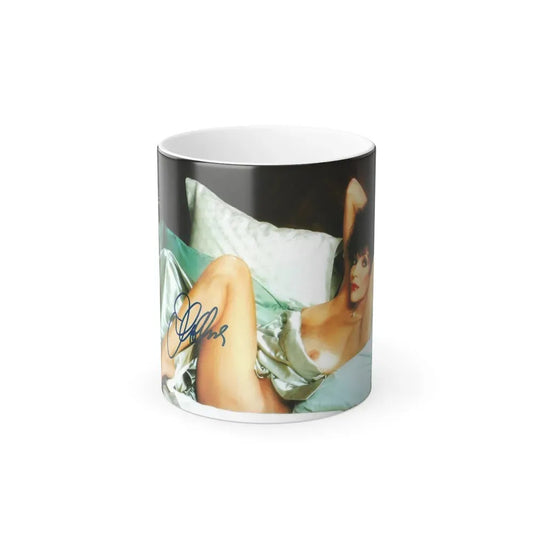 Joan Collins #429 - Topless (Vintage Female Icon) Color Changing Coffee Mug 11oz - Go Mug Yourself