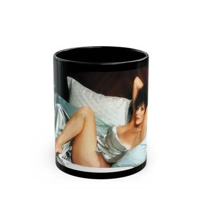 Joan Collins #429 (Vintage Female Icon) Black Coffee Mug 11oz - Go Mug Yourself