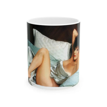 Joan Collins #429 (Vintage Female Icon) White Coffee Mug 11oz - Go Mug Yourself