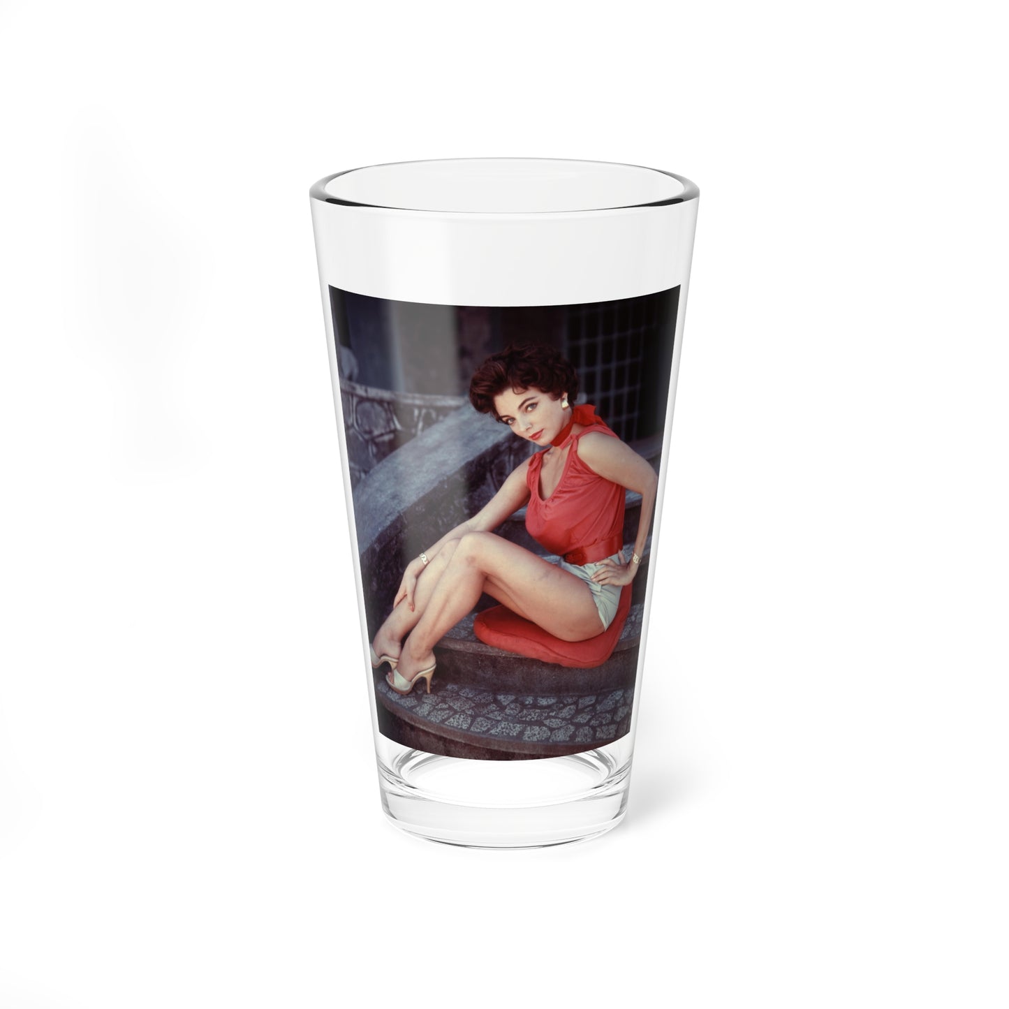 Joan Collins #430 (Vintage Female Icon) Pint Glass 16oz-16oz-Go Mug Yourself