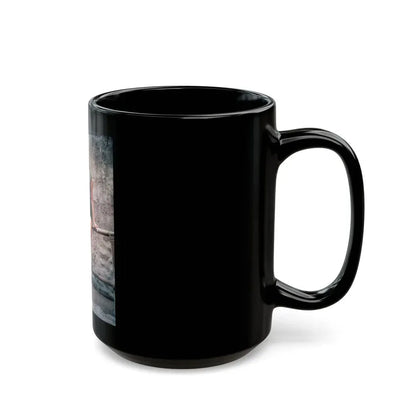 Joan Collins #431 (Vintage Female Icon) Black Coffee Mug - Go Mug Yourself