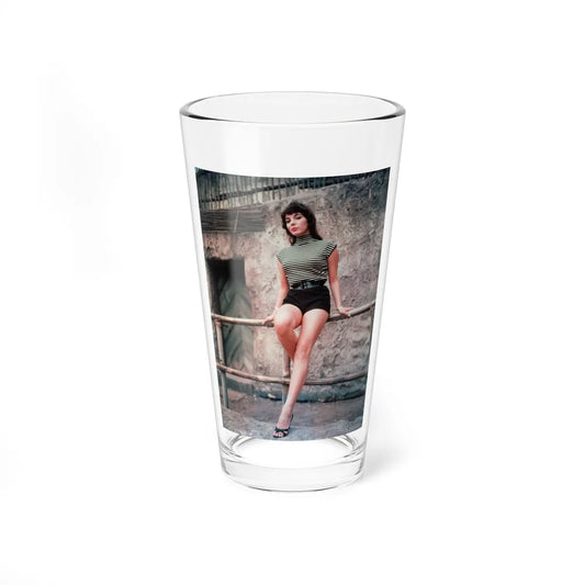 Joan Collins #431 (Vintage Female Icon) Pint Glass 16oz 16oz - Go Mug Yourself