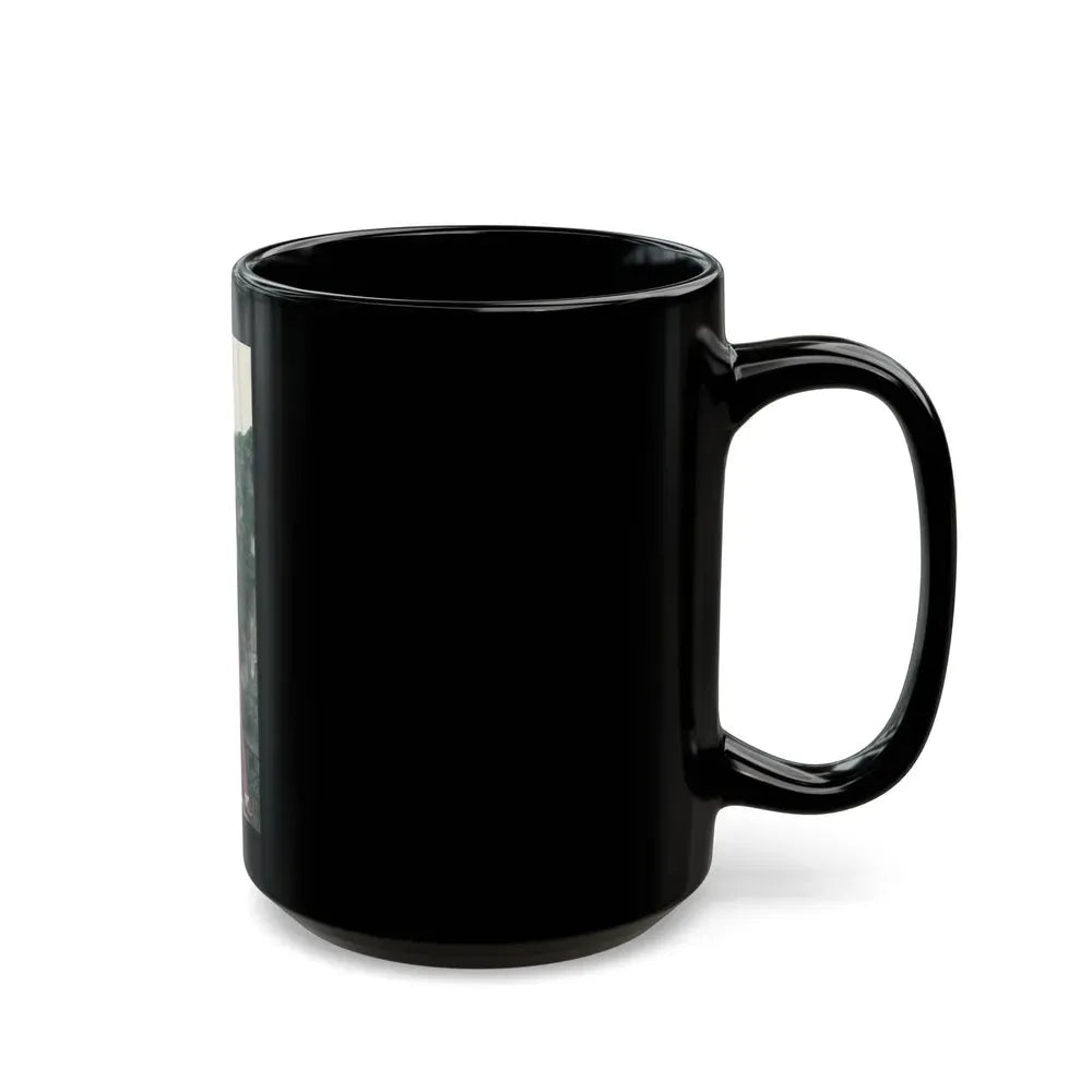 Joan Collins #432 (Vintage Female Icon) Black Coffee Mug - Go Mug Yourself