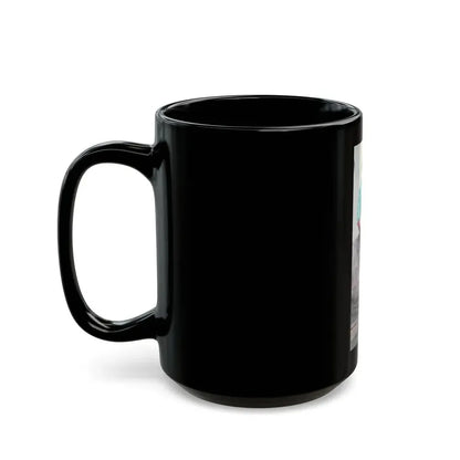 Joan Collins #432 (Vintage Female Icon) Black Coffee Mug - Go Mug Yourself