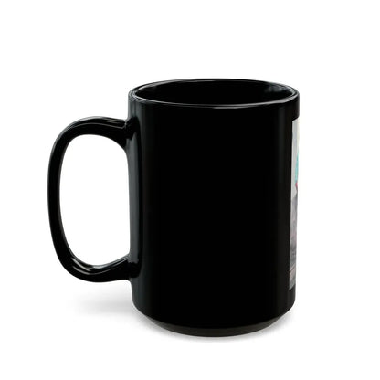Joan Collins #432 (Vintage Female Icon) Black Coffee Mug - Go Mug Yourself