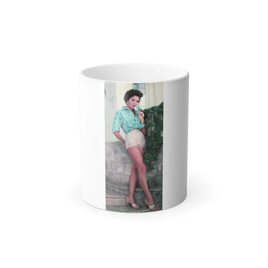 Joan Collins #432 (Vintage Female Icon) Color Changing Coffee Mug 11oz - Go Mug Yourself