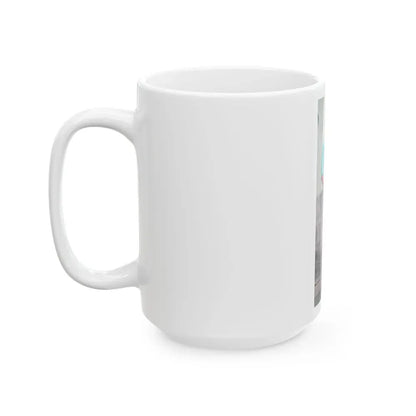 Joan Collins #432 (Vintage Female Icon) White Coffee Mug - Go Mug Yourself