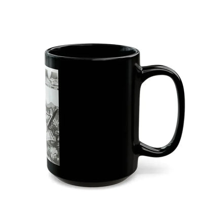 Joan Collins #434 (Vintage Female Icon) Black Coffee Mug - Go Mug Yourself