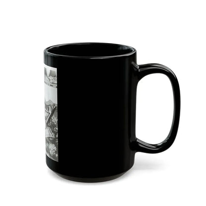 Joan Collins #434 (Vintage Female Icon) Black Coffee Mug - Go Mug Yourself