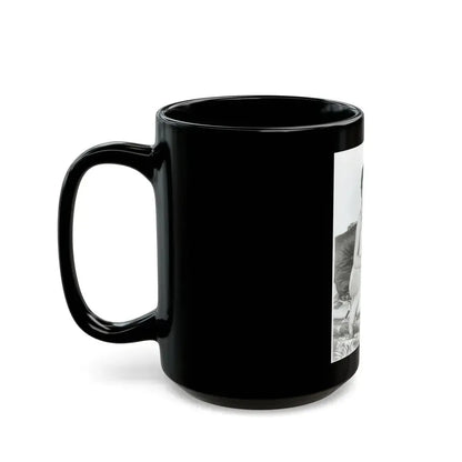 Joan Collins #434 (Vintage Female Icon) Black Coffee Mug - Go Mug Yourself