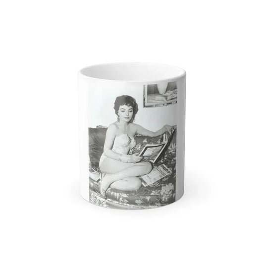 Joan Collins #434 (Vintage Female Icon) Color Changing Coffee Mug 11oz - Go Mug Yourself