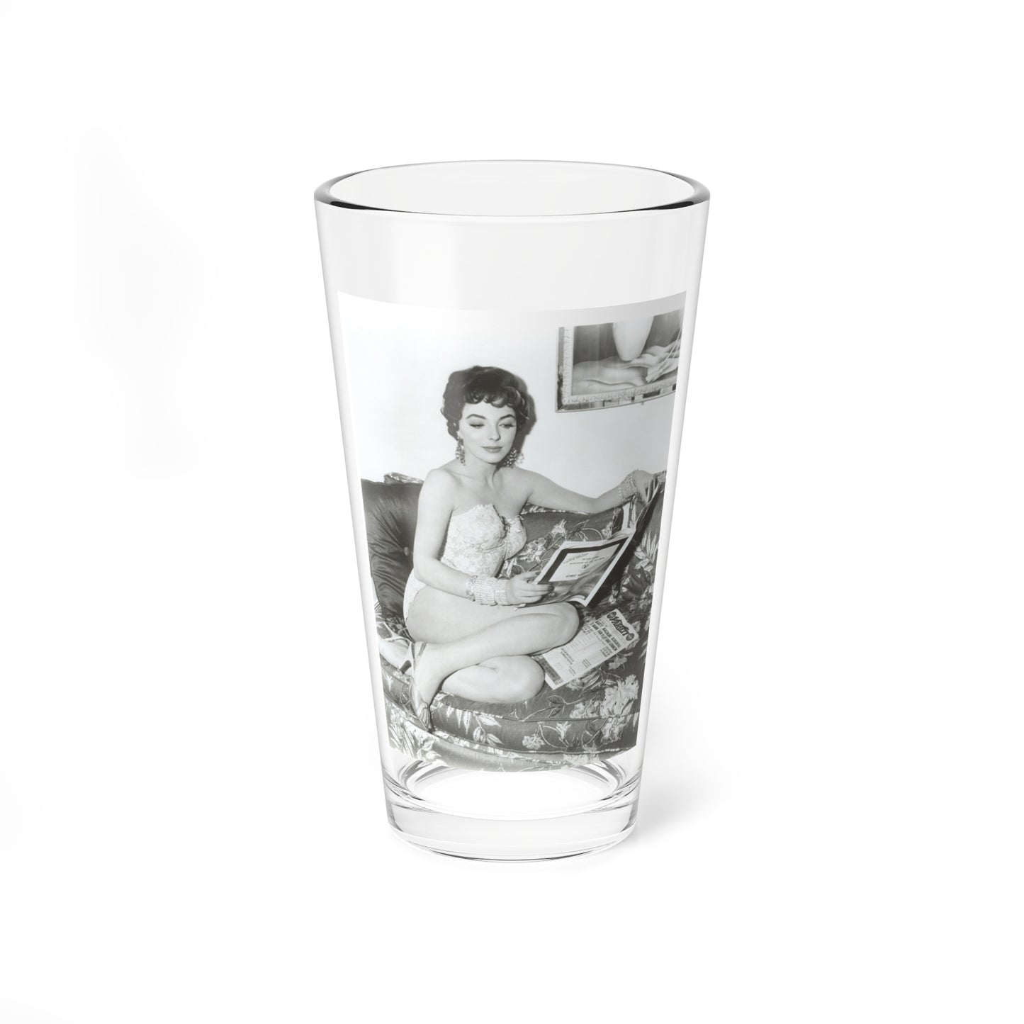 Joan Collins #434 (Vintage Female Icon) Pint Glass 16oz-16oz-Go Mug Yourself