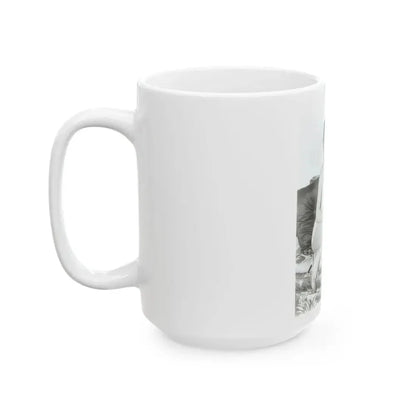 Joan Collins #434 (Vintage Female Icon) White Coffee Mug - Go Mug Yourself