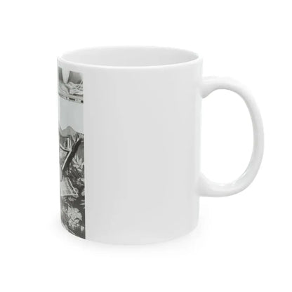 Joan Collins #434 (Vintage Female Icon) White Coffee Mug - Go Mug Yourself