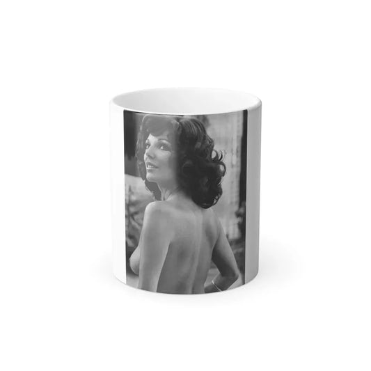 Joan Collins #435 - Topless (Vintage Female Icon) Color Changing Coffee Mug 11oz - Go Mug Yourself