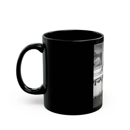 Joan Collins #436 (Vintage Female Icon) Black Coffee Mug - Go Mug Yourself