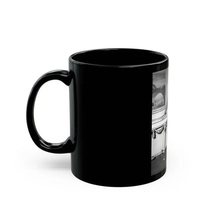 Joan Collins #436 (Vintage Female Icon) Black Coffee Mug - Go Mug Yourself