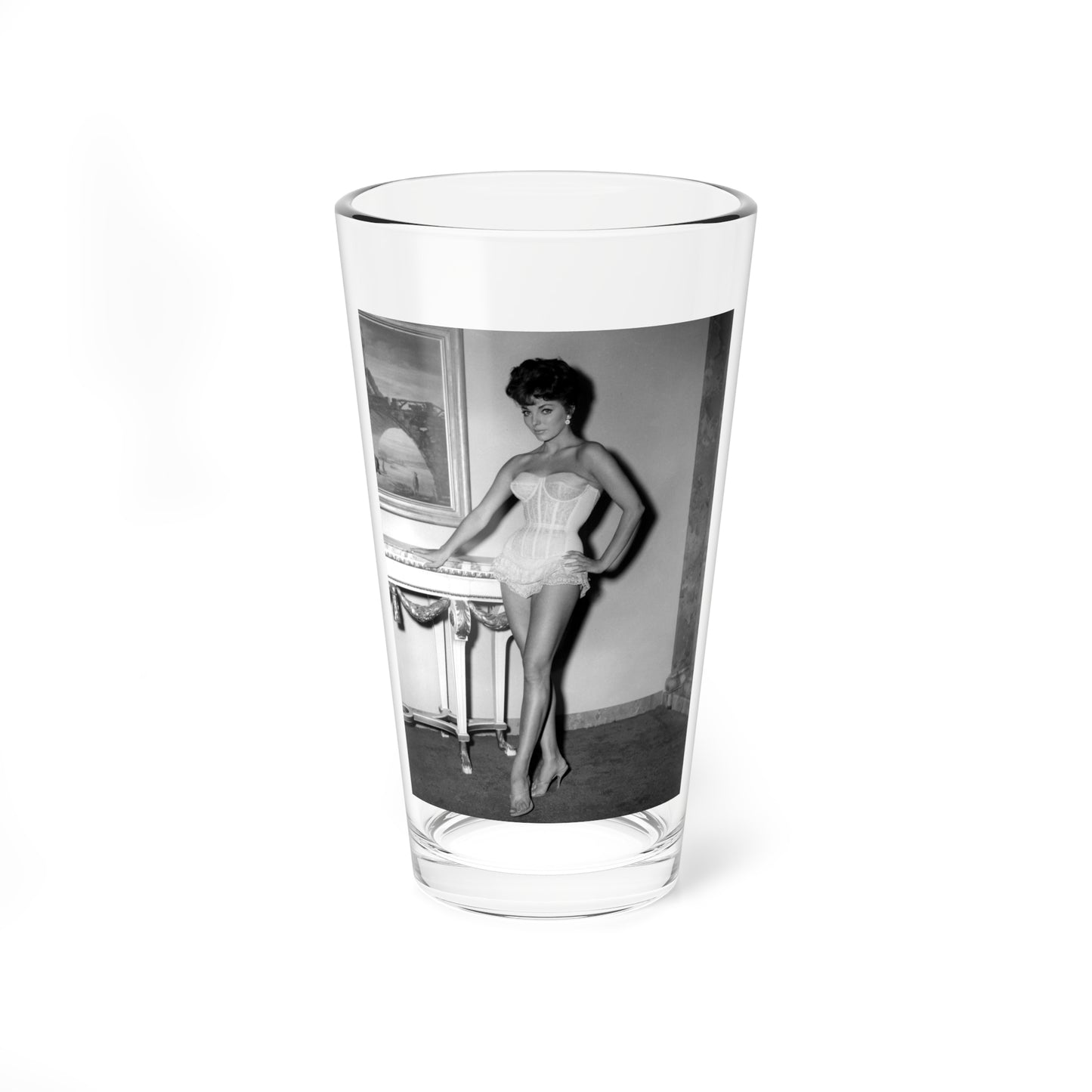 Joan Collins #436 (Vintage Female Icon) Pint Glass 16oz-16oz-Go Mug Yourself