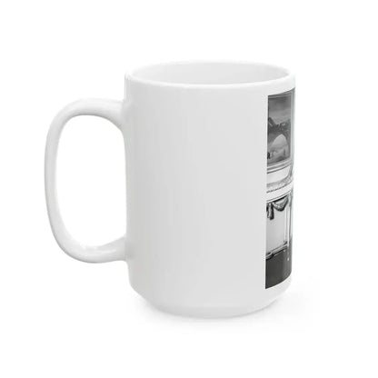 Joan Collins #436 (Vintage Female Icon) White Coffee Mug - Go Mug Yourself