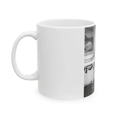 Joan Collins #436 (Vintage Female Icon) White Coffee Mug - Go Mug Yourself