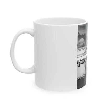 Joan Collins #436 (Vintage Female Icon) White Coffee Mug - Go Mug Yourself