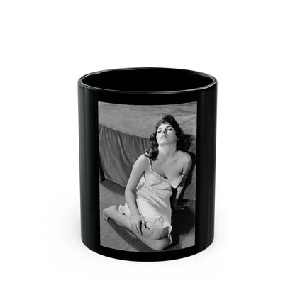 Joan Collins #439 (Vintage Female Icon) Black Coffee Mug 11oz - Go Mug Yourself