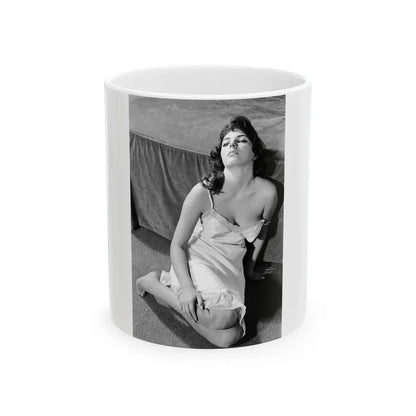 Joan Collins #439 (Vintage Female Icon) White Coffee Mug 11oz - Go Mug Yourself