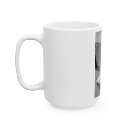 Joan Collins #439 (Vintage Female Icon) White Coffee Mug - Go Mug Yourself