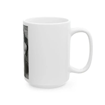 Joan Collins #439 (Vintage Female Icon) White Coffee Mug - Go Mug Yourself