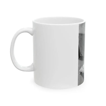 Joan Collins #439 (Vintage Female Icon) White Coffee Mug - Go Mug Yourself
