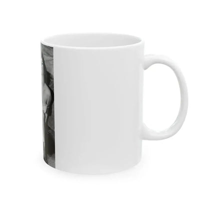 Joan Collins #439 (Vintage Female Icon) White Coffee Mug - Go Mug Yourself