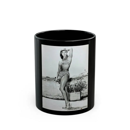 Joan Collins #440 1 (Vintage Female Icon) Black Coffee Mug 11oz - Go Mug Yourself